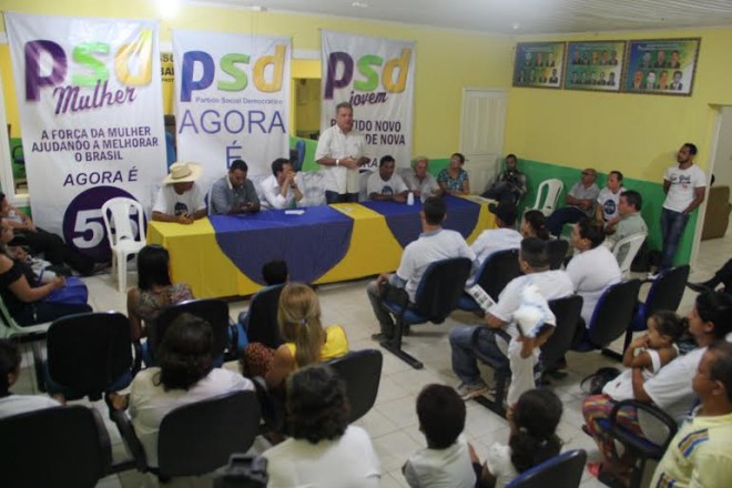 Dezenas de pessoas se filiaram ao PSD neste fim de semana, em Brasileia