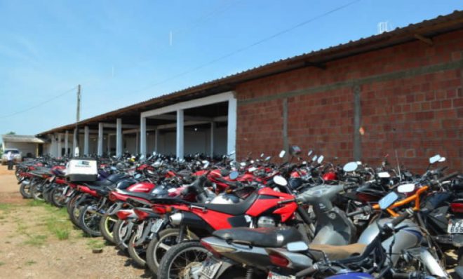 Todos os veículos oferecidos são motocicletas (Foto: Arquivo/ Detran) 