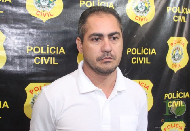 Gilberto, o 'Gordo', foi detido na tarde desta quarta e conduzido à delegacia - Foto: Alexandre Lima