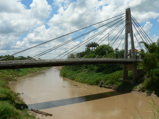 Ponte Wilson Pinheiro, que liga Brasiléia à Cobija estará interditada por algumas horas no domingo e 2ª - Foto: internet