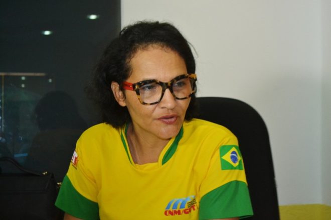 A presidente do Sinteac, Rosana Nascimento/Foto: ContilNet