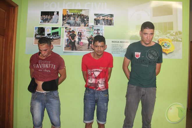 Os três acusados foram detidos na BR 317 próximo a cidade de Epitaciolândia - Foto: Alexandre Lima