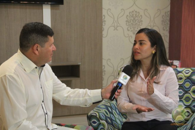 Prefeita eleita, Fernanda Hassem (PT), foi entrevistada e falou dos projetos e desafios a serem enfrentados - Foto: Alexandre Lima