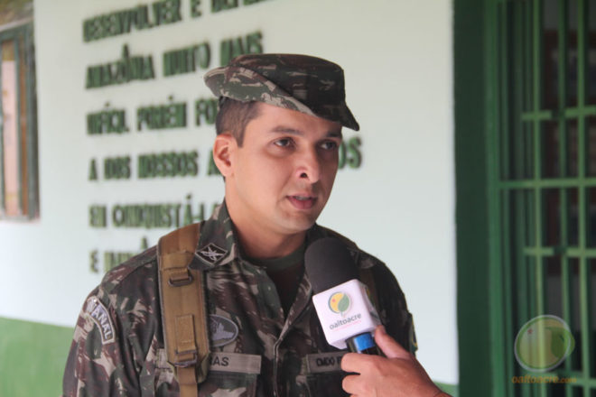 Capitão Andeson Veras, estará à frente da Companhia Especial de Fronteira em Epitaciolândia, Acre - Foto: Alexandre Lima