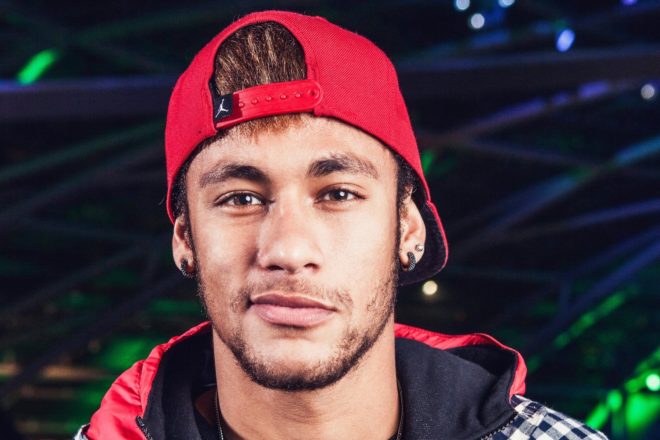 Neymar poses for a portrait at Hangar 7 in Salzburg, Austria on December 2nd, 2013