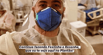 Após assinar óbitos, médico relata desespero no Huerb e alerta: “continue fazendo festinhas que eu te vejo aqui no plantão”
