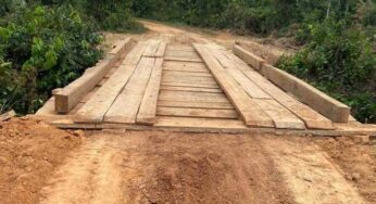 Prefeitura de Epitaciolândia constrói uma nova ponte no ramal do Prata
