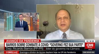 Ricardo Barros: CPI não conseguirá dizer se governo acertou ou errou na pandemia