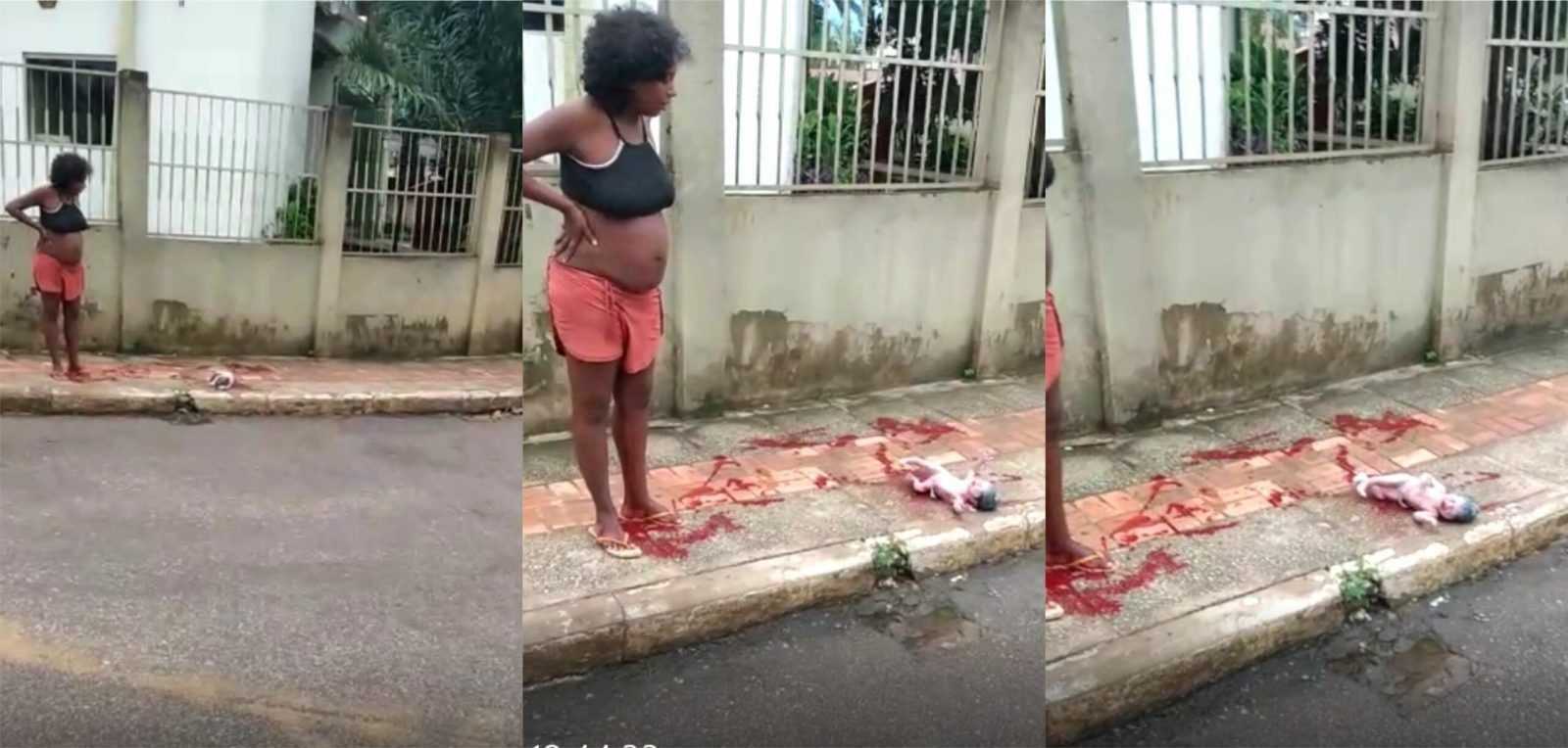 Vídeo de mulher tendo bebê na rua deixa populares em choque por  negligencia, Veja o vídeo - O Alto Acre