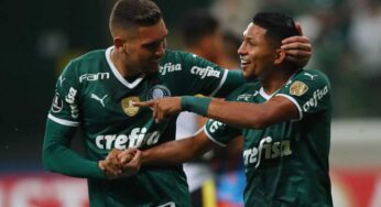 Palmeiras goleia e garante melhor campanha nos grupos da Libertadores