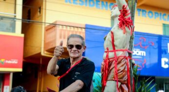 Fiéis comemoram dia de São Sebastião com procissão em Epitaciolândia