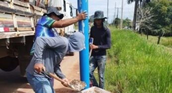 Prefeitura de Rio Branco leva iluminação à Rodovia AC-40