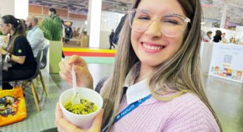Arroz caldoso de rabada no tucupi e jambu do Acre é apresentado na Arena gastronômica da Festuris, em Gramado