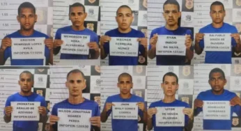 Dez presos fogem usando barra de ferro para quebrar janela de presídio