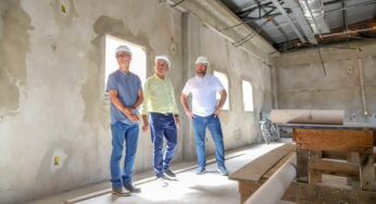 Prefeito de Rio Branco visita obra do novo prédio da RBPrev em Rio Branco