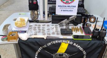 Operação do GIRO prende dois integrantes do PCC com drogas, armas e munições em Epitaciolândia