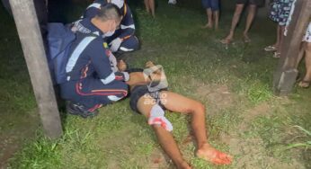 Adolescente é baleado por criminosos em motocicleta no Segundo Distrito de Rio Branco