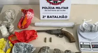 Traficantes Fogem, mas deixam armas e drogas em perseguição no policial no Belo Jardim