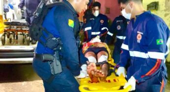 Mulher em surto psicótico desfere golpes de terçado contra marido dormindo em Rio Branco