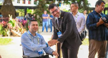 Gladson Cameli agradece presença do governador de Pando em encontro global na 15ª Reunião do GCF Task Force