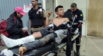 Jovem é pisoteado por boi durante montaria e sofre fraturas graves em Porto Acre
