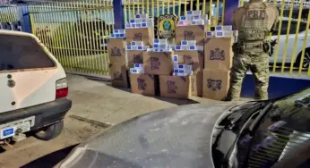 PRF apreende mais de 8 mil maços de cigarros contrabandeados no Acre