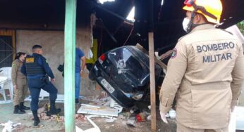 Motorista invade churrascaria e deixa quatro pessoas gravemente feridas em Rio Branco