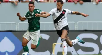 Vitor Roque desencanta, e Palmeiras vence Vasco pelo Brasileirão