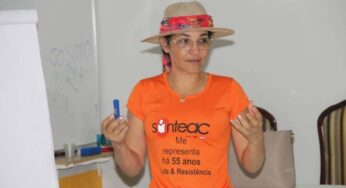 Rosana Nascimento é reeleita presidente do Sinteac com 61% dos votos em disputa acirrada