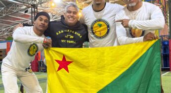 Capoeiristas acreanos chegam à cidade de Juliaca, no Peru, para disputar o título “CWC das Américas” de Capoeira