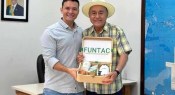 Bocalom visita presidente da Funtac e reforça parceria institucional em Rio Branco